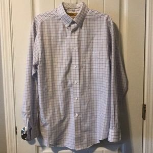 GOLD LABEL ROUND TREE & YORKE MENS DRESS SHIRT
